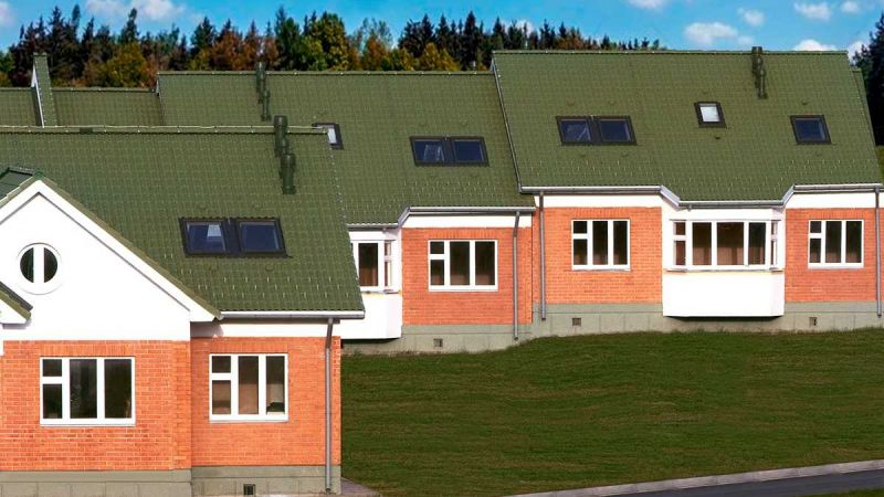 Цементно-песчаная черепица BRAAS Франкфуртская зеленая