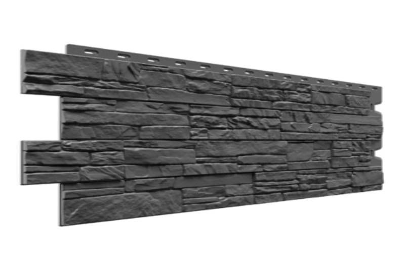 Фасадная панель Docke / Деке АЛТАЙ, Графит S 0,44 кв.м.