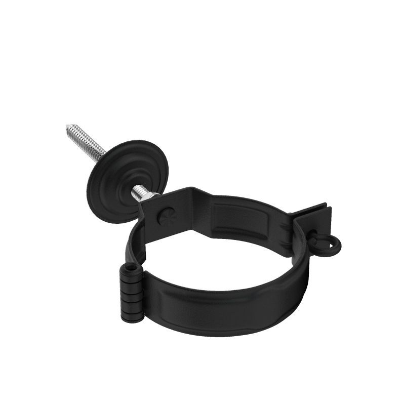 Декоративный  хомут трубы под метиз с комплектом крепления  N (1) 125х90