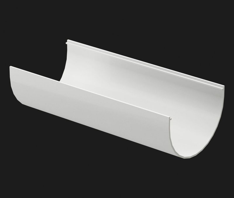 Docke / Деке PREMIUM Желоб водосточный 3000мм, Пломбир