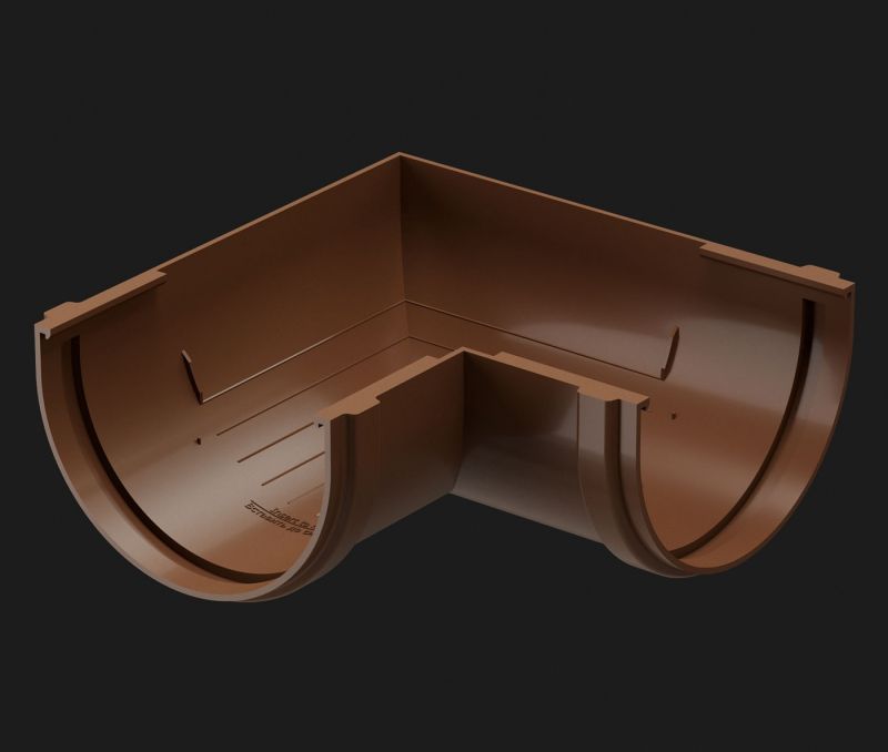 Docke / Деке PREMIUM Угловой элемент 90°, Каштан