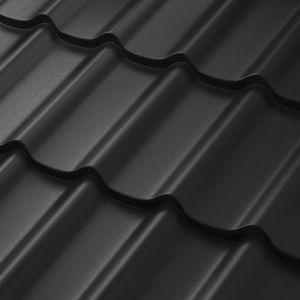 Металлочерепица Стокгольм XXL PE 0,45мм, цинк 140 гр/кв.м. (лист 1185х875 мм)