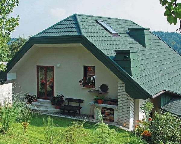 Композитная черепица Metrotile MetroBond Тёмно-зеленый