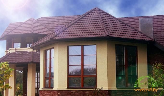 Композитная черепица Metrotile MetroClassic Бордо