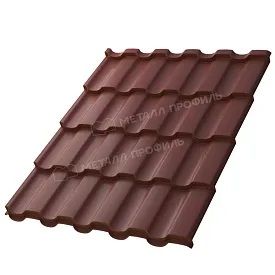 Металлочерепица МП Монтекристо-M Puretan RR29 Вишневый