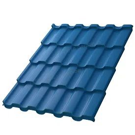 Металлочерепица МП Монтекристо-M NormanMP RAL5015 Синее небо