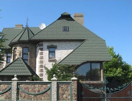 Композитная черепица Metrotile Gallo Тёмно-зеленый