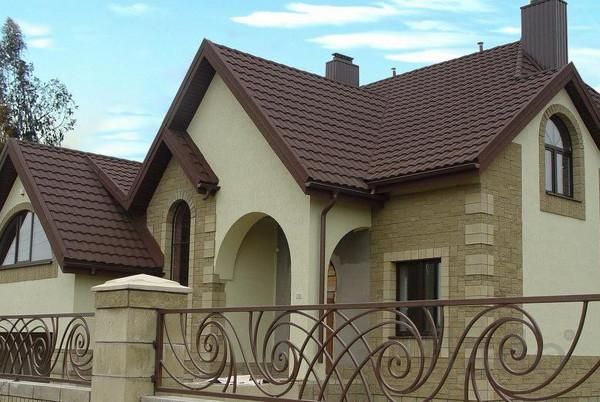 Композитная черепица Metrotile Mistral Коричневый