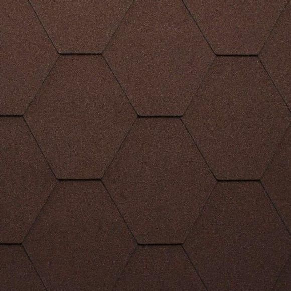 Гибкая черепица Katepal (Катепал) KL коричневый