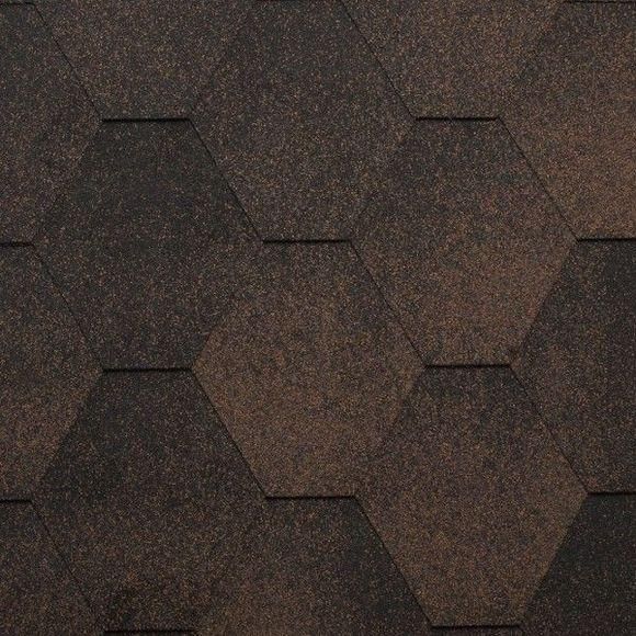 Гибкая черепица Katepal (Катепал) Jazzy медный