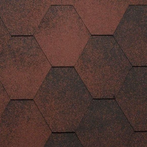 Гибкая черепица Katepal (Катепал) Jazzy красный