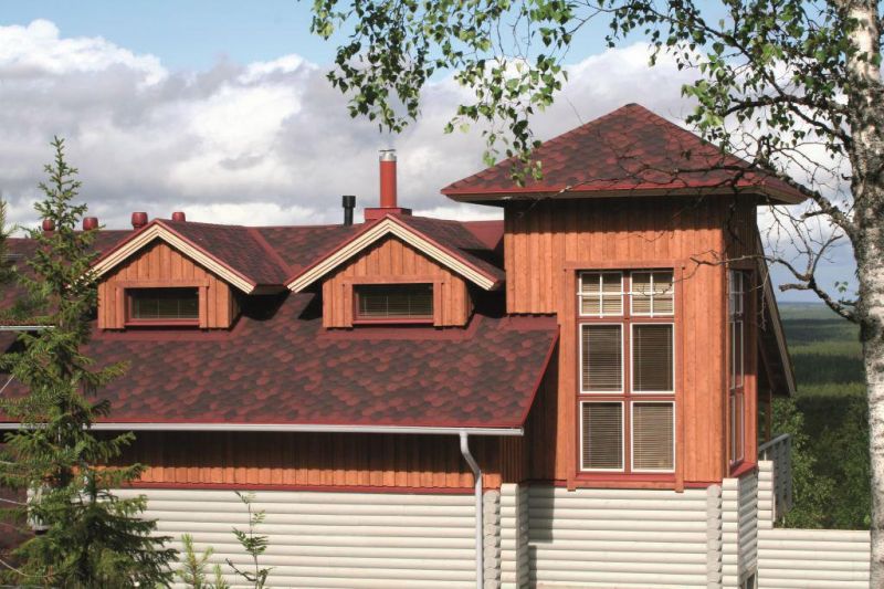 Гибкая черепица Katepal Jazzy красный