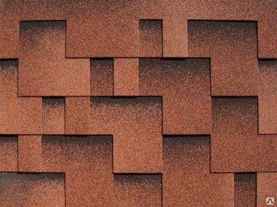 Гибкая черепица Katepal (Катепал) Rocky терракота