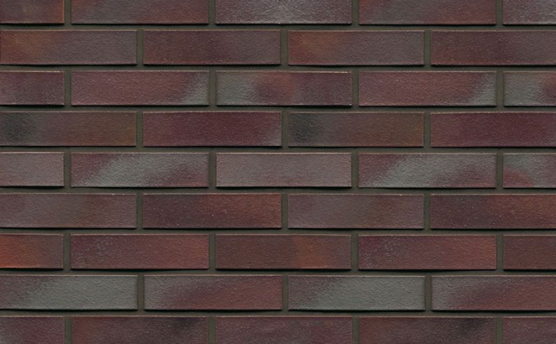 Кирпич клинкерный Muhr 10 Violettblau geflammt гладкий, 290*90*71 мм