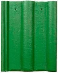 Цементно-песчаная черепица Забудова Зеленый