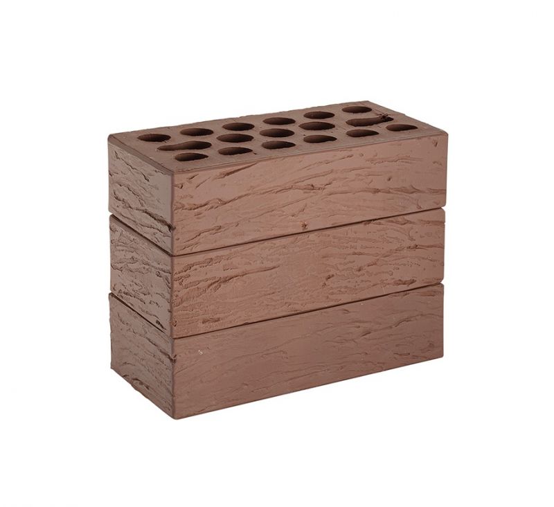 Кирпич облицовочный Керма Шоколад рустик 250*120*65 мм