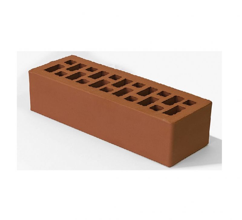 Кирпич BRAER красный 0,7НФ ГОСТ, 250*85*65 мм