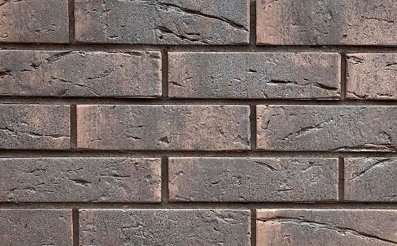 Кирпич Konigstein Мангейм Шварц с утолщ. стенкой 250*120*65 мм