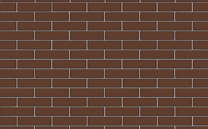 Кирпич BRAER коричневый гладкий, 250*120*65 мм