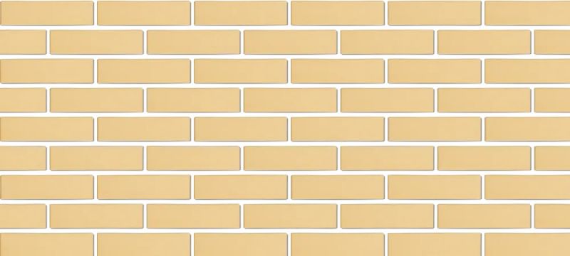 Кирпич облицовочный пустотелый 1НФ Слоновая кость Гладкая TEREX