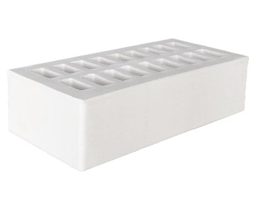 Кирпич керамический 1 НФ Белый Гладкий облицовочный