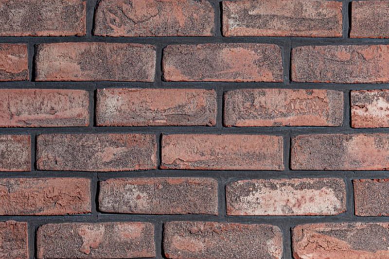 Кирпич облицовочный Faber Jar Петровский Штандарт черно-красный, 250*102*65 мм