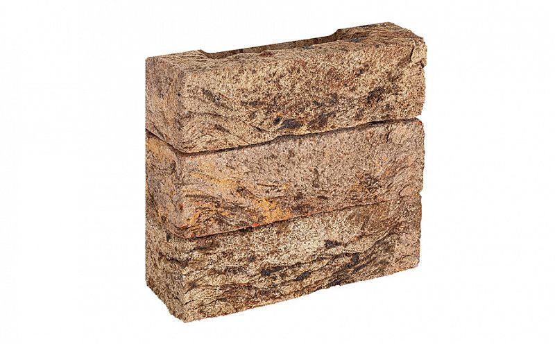 Кирпич облицовочный Тандем (Донские зори)Архангельское, 215*50*65 мм