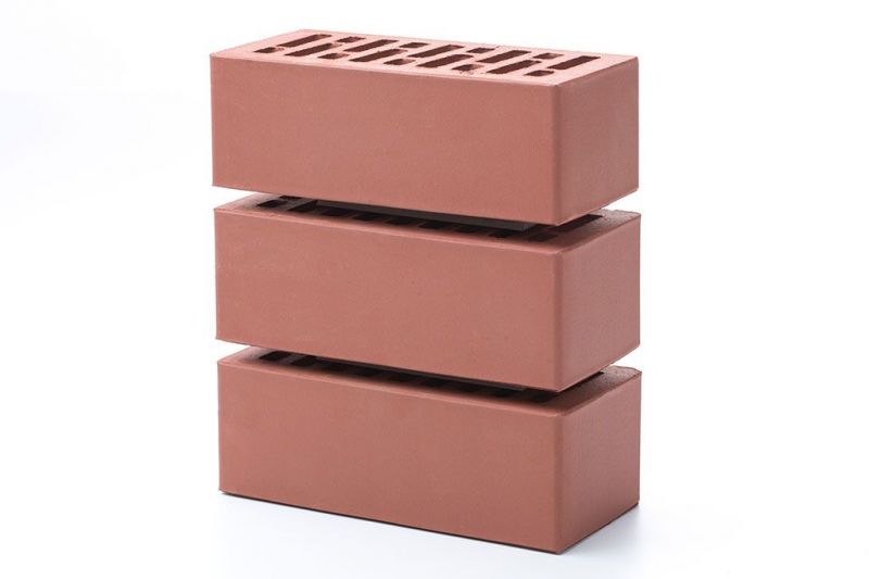 Кирпич полнотелый Керма бордо бархат 250*120*65 мм