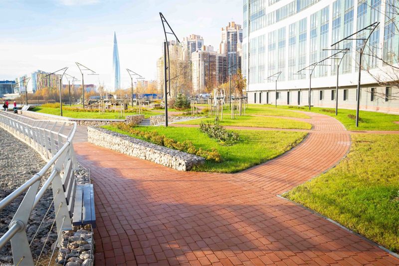 Клинкерная брусчатка ЛСР Эдинбург темно-красный 200*100*50 мм