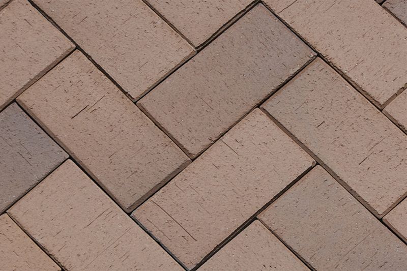 Клинкерная брусчатка ЛСР Турин бронзовый, 200*100*50 мм