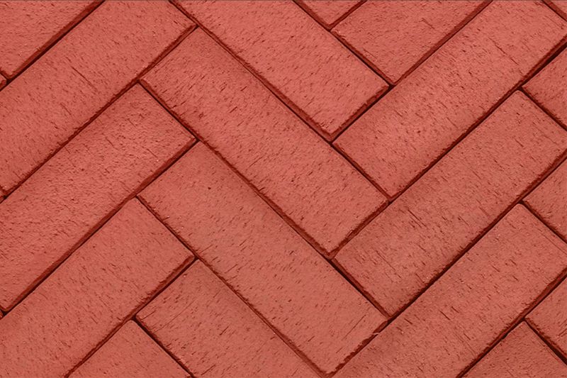 Клинкерная брусчатка ЛСР Лондон красный лонг, 250*80*50 мм