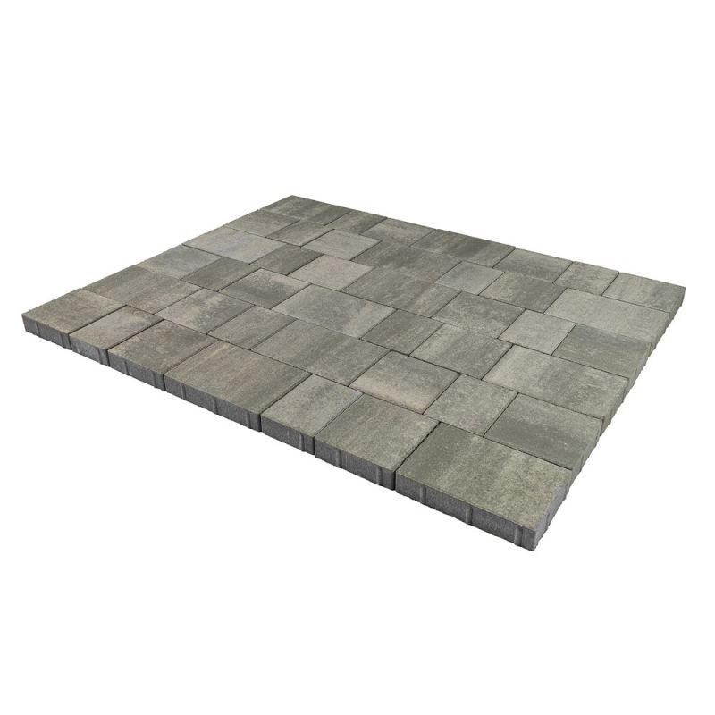 Тротуарная плитка Braer Старый город "Венусбергер", Color Mix "Туман", h 40 мм