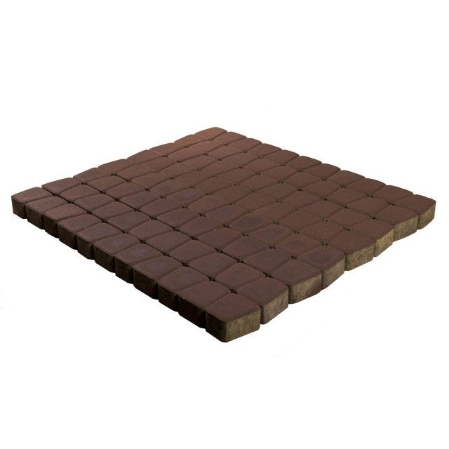 Тротуарная плитка Braer Классико круговая, Коричневый