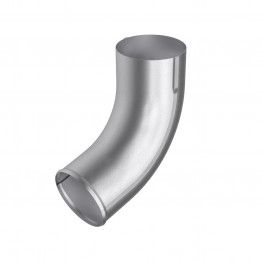 Колено сливное BRYZA STAL 64-397/ 100мм/ оцинкованная сталь