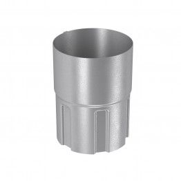 Соединитель водосточной BRYZA STAL трубы 64-137/ 90мм/ оцинкованная сталь