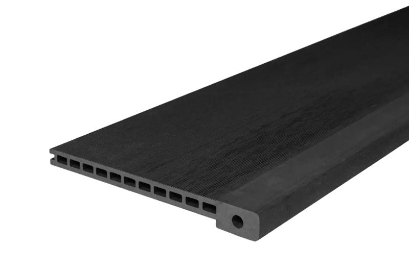 Террасная доска СМ Decking stair (ступени) эбонит 3000х345х25