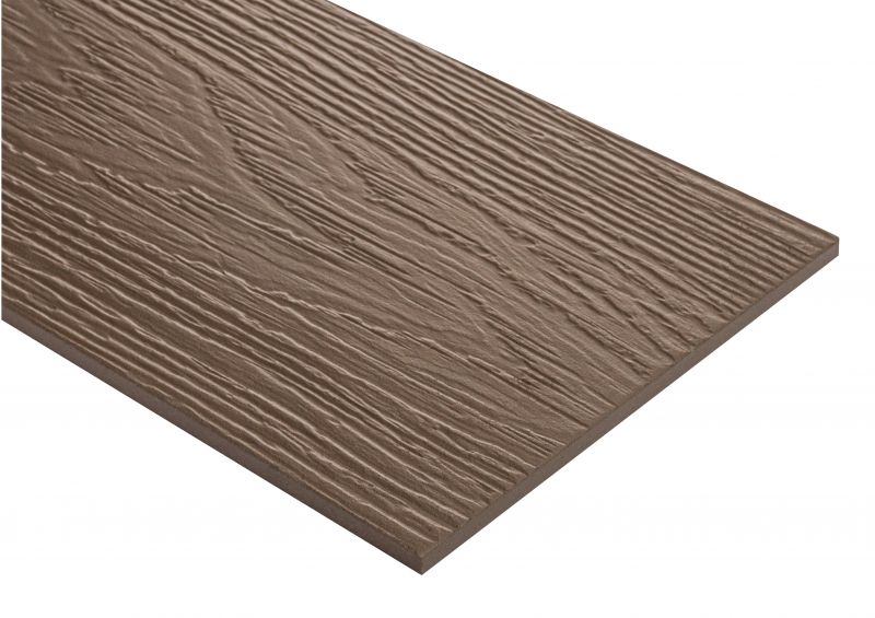 Фиброцементный сайдинг FibraPlank 200х3000х8мм RAL 8028