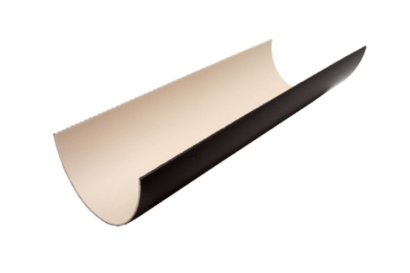 Водосточная система FINEBER Водосточный желоб D120 3м 8017