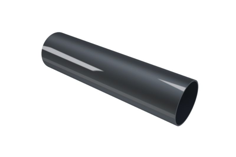 Водосточная система FINEBER Труба водосточная D80, 3м Графит