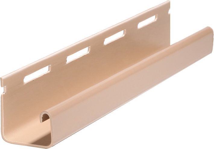 J-профиль к сайдингу FINEBER, бежевый