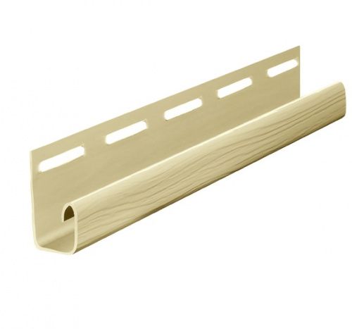 J-профиль к сайдингу FINEBER, шампань / лимонник