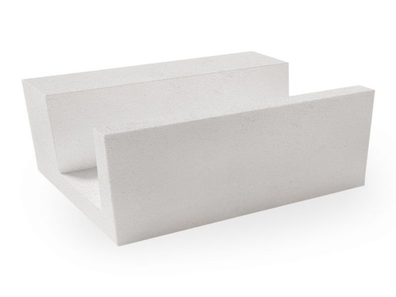 Блок газобетонный Istkult п-образный 500*400*250 D500кг/м3 В3,5