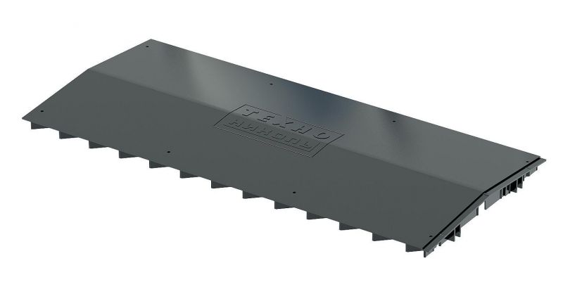 Коньковый аэратор Технониколь черный