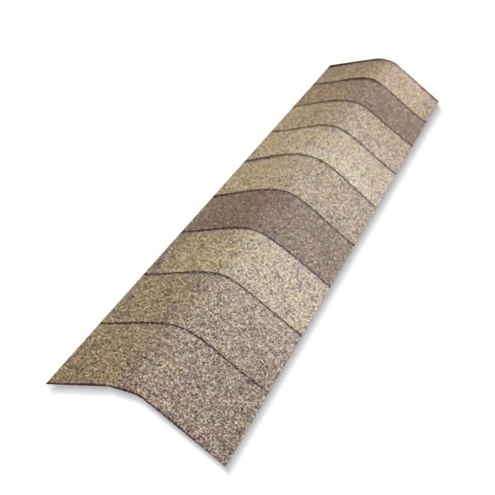 Коньковая черепица TOP RIDGE красный, коричневый, темно-серый, светло- серый, медный, терракота, мускатный орех