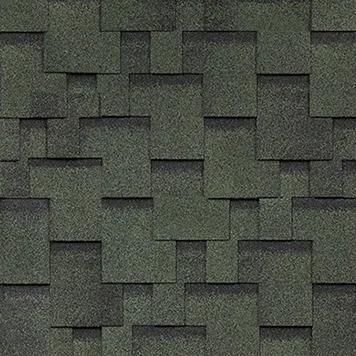 Гибкая черепица Shinglas (Шинглас) Финская Аккорд Зеленый Технониколь