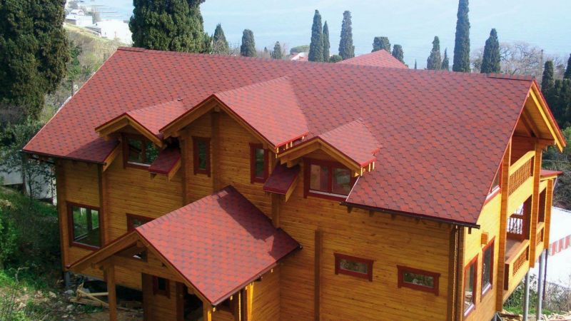 Гибкая черепица Shinglas (Шинглас) Классик Кадриль Турмалин