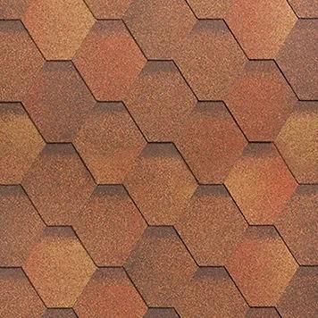 Гибкая черепица Shinglas (Шинглас) Классик Кадриль Яшма