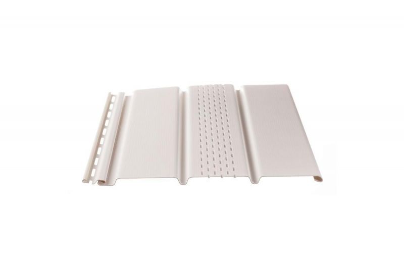 Софит Docke / Деке с центральной перфорацией 3,050*0,305 Пломбир