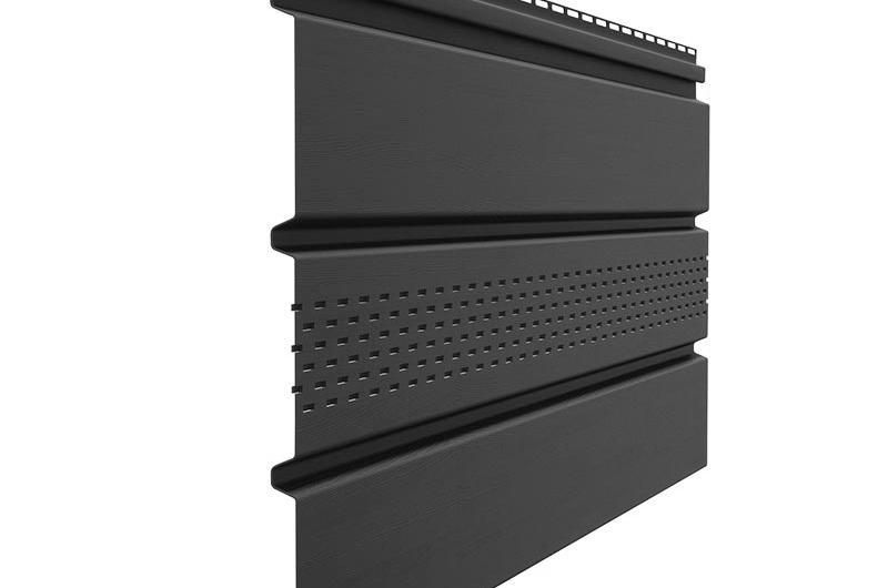 Софит Docke / Деке с центральной перфорацией 3,050*0,305 Графит