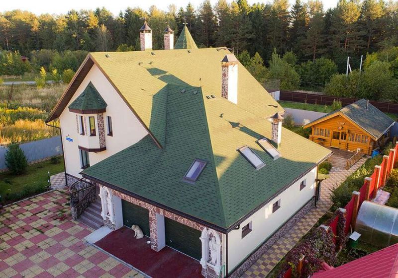 Гибкая черепица Shinglas (Шинглас) Ультра Фокстрот Эвкалипт